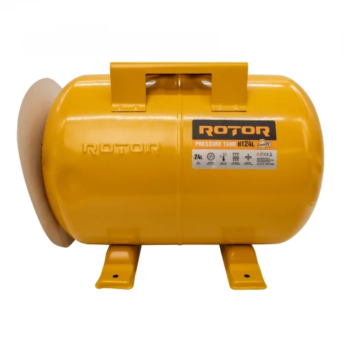 Vas expansiune orizontal pentru hidrofor, 24 l, ROTOR RVH-24 Vas expansiune orizontal pentru hidrofor, 24 l, ROTOR RVH-24