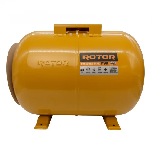 Vas expansiune orizontal pentru hidrofor, 50 l, ROTOR RVH-50 Vas expansiune orizontal pentru hidrofor, 50 l, ROTOR RVH-50