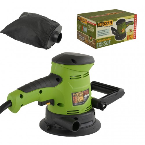 Slefuitor Orbital cu excentric Procraft EX850E, 125 mm, 850 w, 14000 RPM, variator viteza