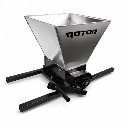 Zdrobitor manual de struguri ROTOR HGP-50S, cuva inox 28 L, productivitate 180 kg/h Zdrobitor manual de struguri ROTOR HGP-50S, cuva inox 28 L, productivitate 180 kg/h