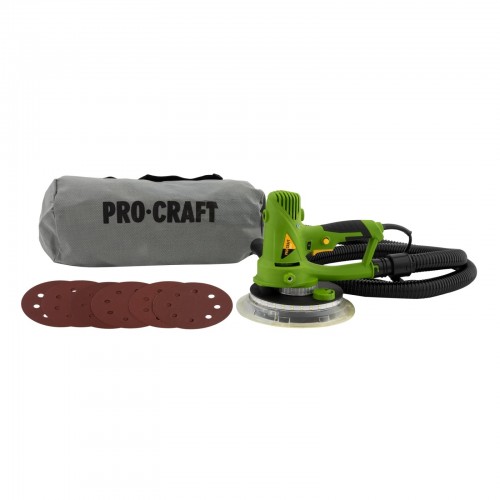 Masina de slefuit pereti Procraft EX950EL, 950 W, 180 mm, 1200-2500 rot/min cu aspirator sac