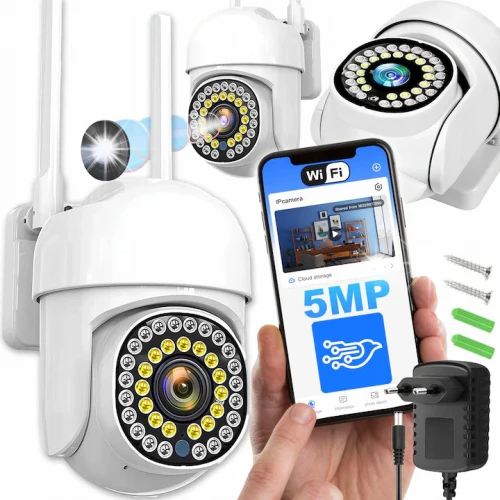Cameră de Supraveghere WiFi IP, Ultra-Compactă, Full HD, Rotire 360°, Vedere Nocturnă și Senzor de Mișcare Cameră de Supraveghere WiFi IP, Ultra-Compactă, Full HD, Rotire 360°, Vedere Nocturnă și Senzor de Mișcare