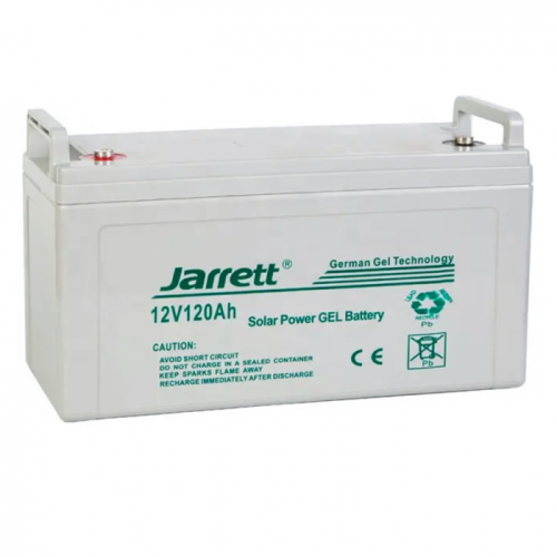 Acumulator Solar GEL Jarrett 12V 120Ah - Deep Cycle VRLA pentru UPS și Fotovoltaice