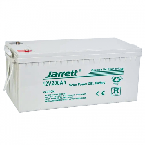 Acumulator Solar GEL Jarrett 12V 200Ah - Deep Cycle VRLA Profesional